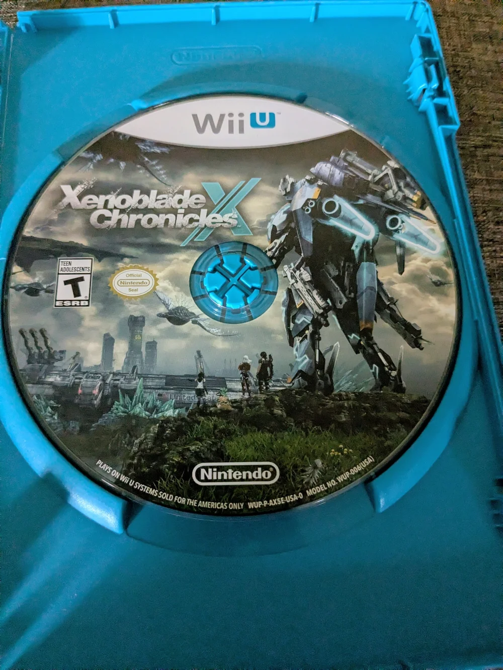 Nintendo Wii U Xenoblade Chronicles X - Blue Case